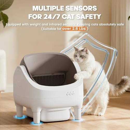 Self Cleaning Cat Litter Box — Self-Cleaning Litter Box, Greesum