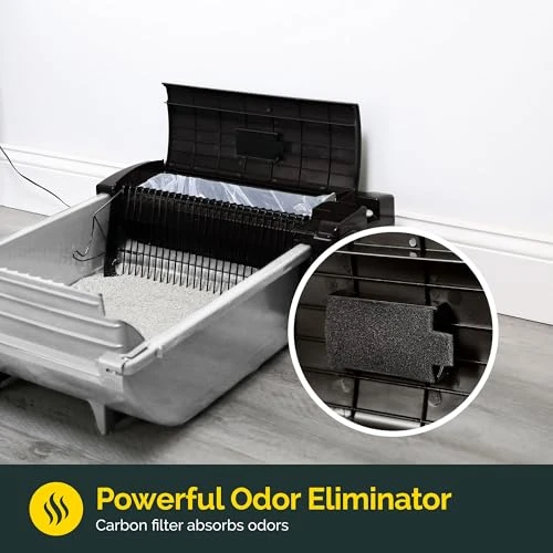 Self Cleaning Semi Automatic Cat Litter Box — Self-Cleaning Litter Box, Pet Zone