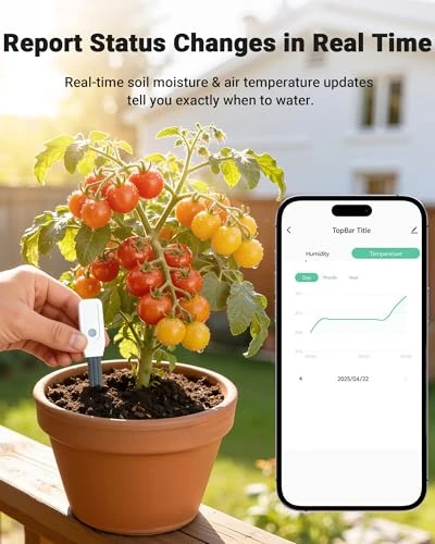 Smart WiFi Soil Moisture Meter — Soil Moisture Sensor, Drusine
