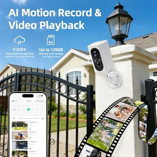 Wireless Outdoor Security Camera — Security Camera, Geekee