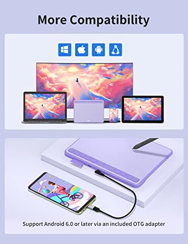 Drawing Tablet with Battery-Free Stylus — Drawing Tablet, UGEE