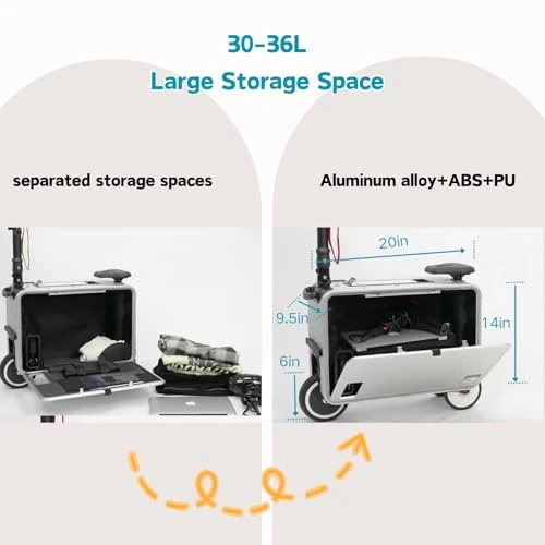 Electric Luggage with Seat and LED Light — Smart Luggage, Espeksvika