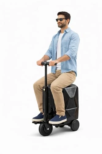 Ride-On Smart Suitcase Scooter — Smart Luggage, Generic