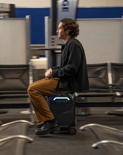 Rideable Electric Carry-On Luggage — Smart Luggage, AOTOS