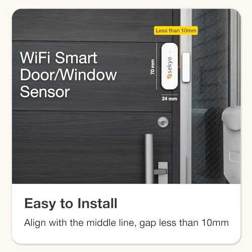 Smart WiFi Door and Window Sensor — Motion Sensor, Sekyo