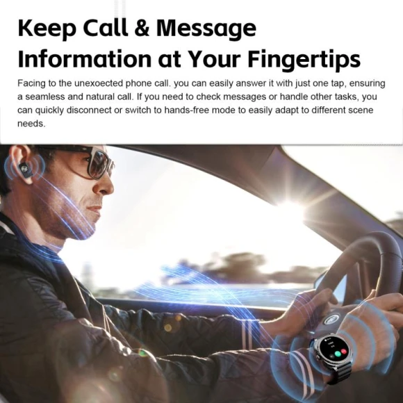 1.53-inch Display 2-in-1 Smart Sports Watch with TWS Bluetooth Earphones — Fitness Tracker