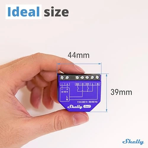 Smart Dimmer with Power Monitoring — Smart Switch, Shelly