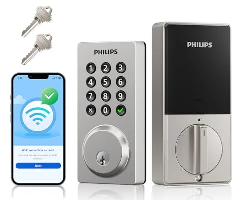 WiFi Smart Keypad Deadbolt Lock — Smart Lock, Philips