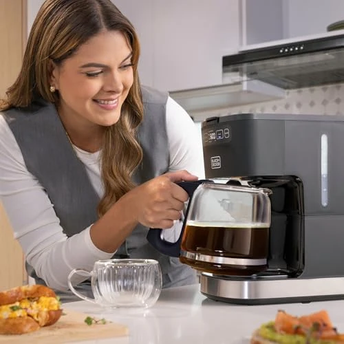 12-Cup Programmable Coffee Maker — Coffee Maker, BLACK+DECKER
