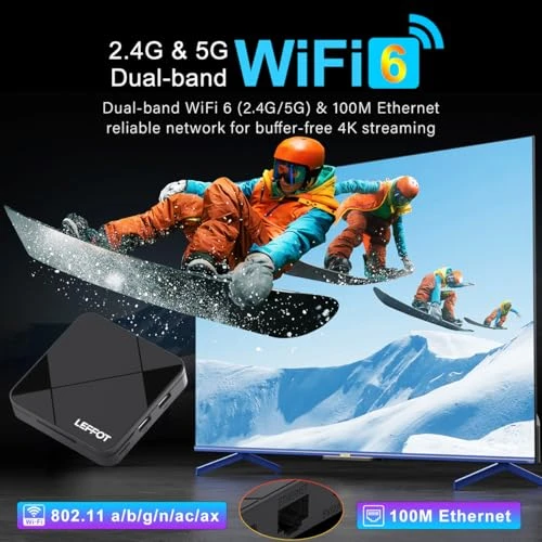 Android TV Box — Smart TV, LEFFOT