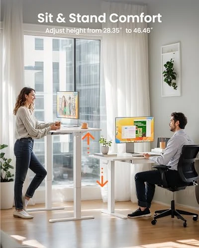 Electric Standing Desk with Drawers — Standing Desk, ErGear