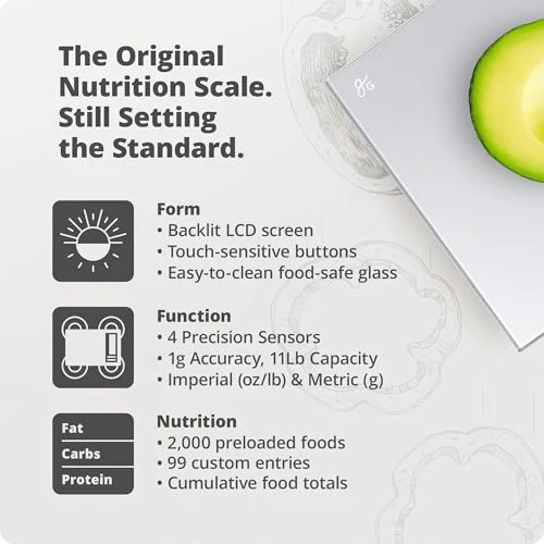 Food Scale with Nutrition Calculator — Smart Scale, Greater Goods