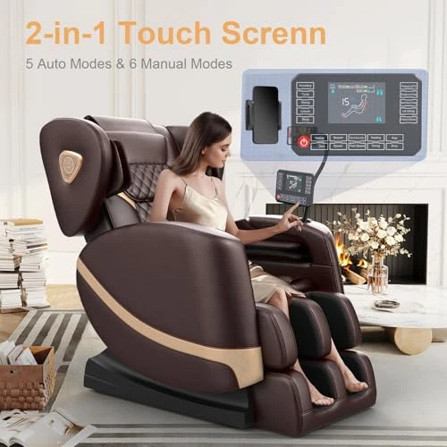 Massage Chair Full Body with Zero Gravity, Airbags, Heating, and Bluetooth Speaker — Massage Chairs, FURNIMAT