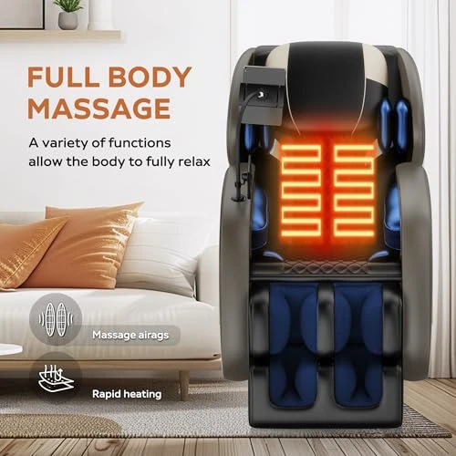 Massage Chair Zero Gravity Recliner — Massage Chairs, GDFStudio