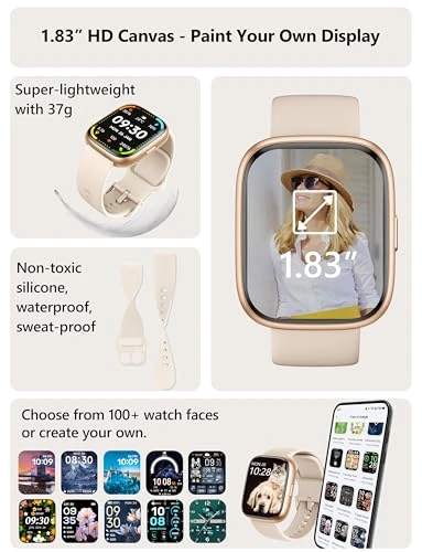 Smart Watch with Alexa, Health Monitoring, and Fitness Tracking — Smart Watch, LODIMEKE