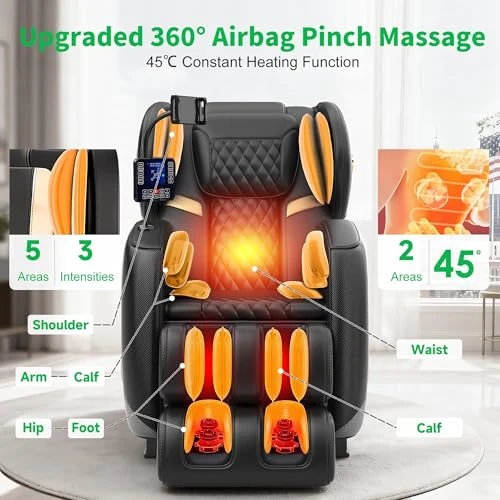 Upgraded Full Body Massage Chair Recliner — Massage Chairs, VUYSUYVY