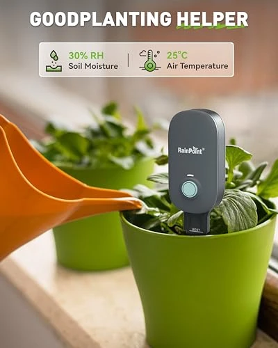 2-in-1 Soil Moisture and Air Temperature Meter — Soil Moisture Sensor, RainPoint