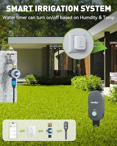 2-in-1 Soil Moisture and Air Temperature Meter — Soil Moisture Sensor, RainPoint