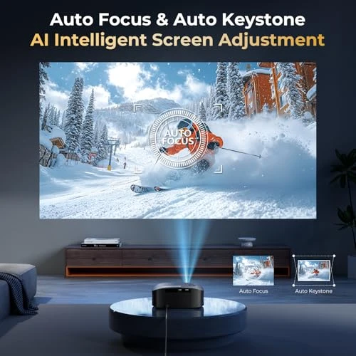 4K Mini Smart Projector with Google TV — Smart Projector, GooDee