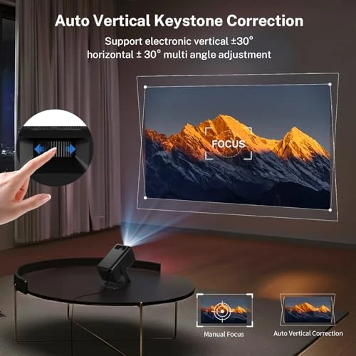Mini Projector with WiFi and Bluetooth — Smart Projector, WEMI