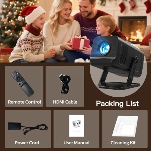 Mini Projector with WiFi and Bluetooth — Smart Projector, WEMI