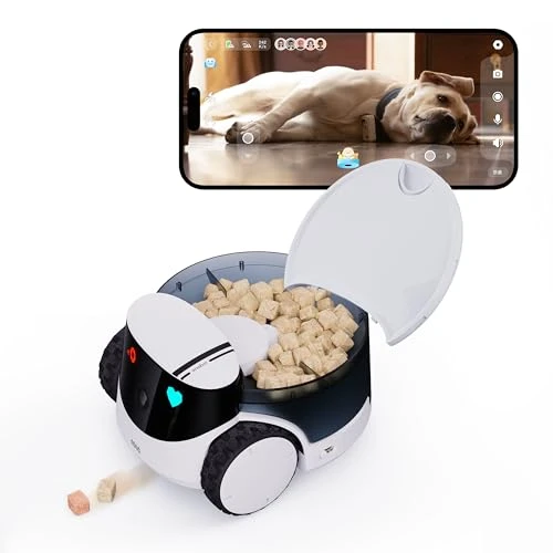 Mobile Pet Camera Robot with Treat Dispenser — Robot Pet, Enabot EBO