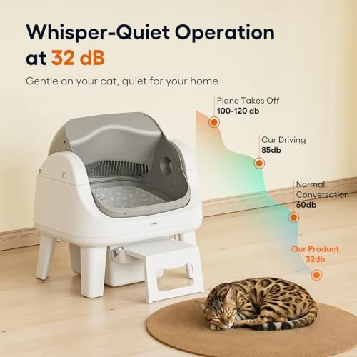 Open Top Self Cleaning Cat Litter Box — Self-Cleaning Litter Box, PetPivot