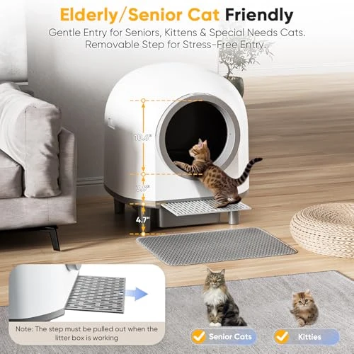 Self Cleaning Litter Box for Multiple Cats — Self-Cleaning Litter Box, whiffee