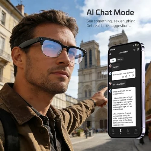 Smart Glasses with Camera and AI Voice Control — Smart Glasses, BooaBei
