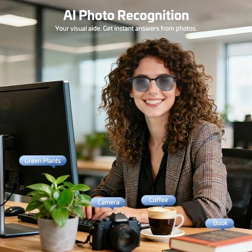 Smart Glasses with Camera and AI Voice Control — Smart Glasses, BooaBei