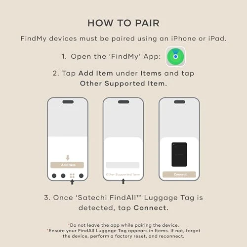 Smart Luggage Tag with Find My, TSA-Friendly, Airport Tracking, Left-Behind Alerts, Loud Audible Chime, Wireless... — Smart Luggage, Satechi