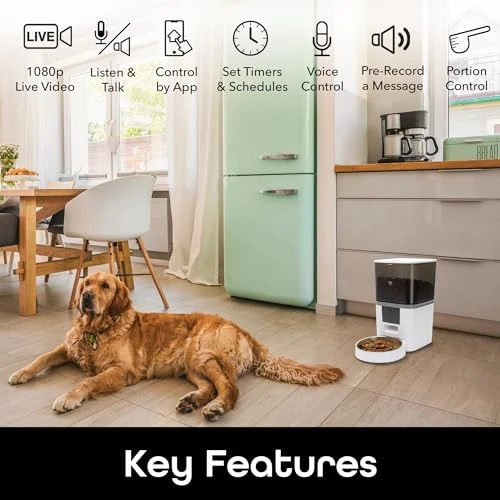 Smart Pet Feeder with Camera — Automatic Pet Feeder, Geeni