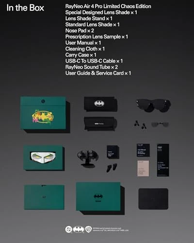 AR/XR Glasses with Special Lens Shade, HDR10, and Bang & Olufsen Audio — Smart Glasses, RayNeo