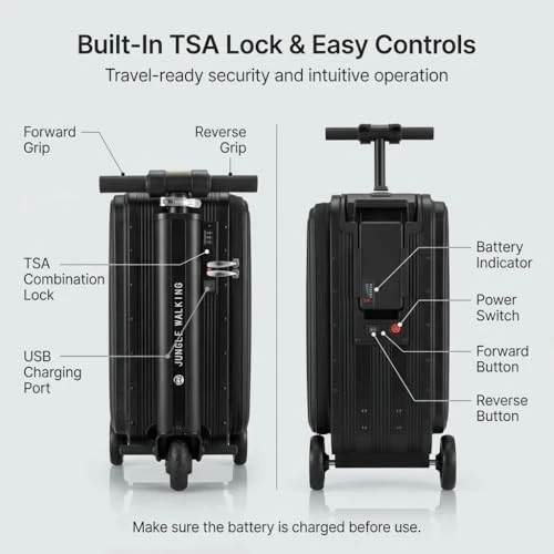 Electric Carry-On Luggage — Smart Luggage, Generic