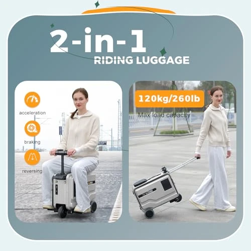 Electric Rideable Suitcase — Smart Luggage, ARSFUTU