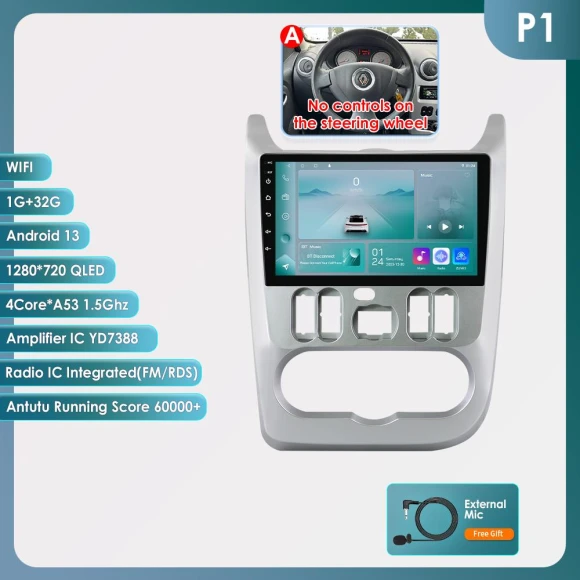 Car Multimedia System with AI CarPlay and Android Auto — Car Infotainment System, Hizpo