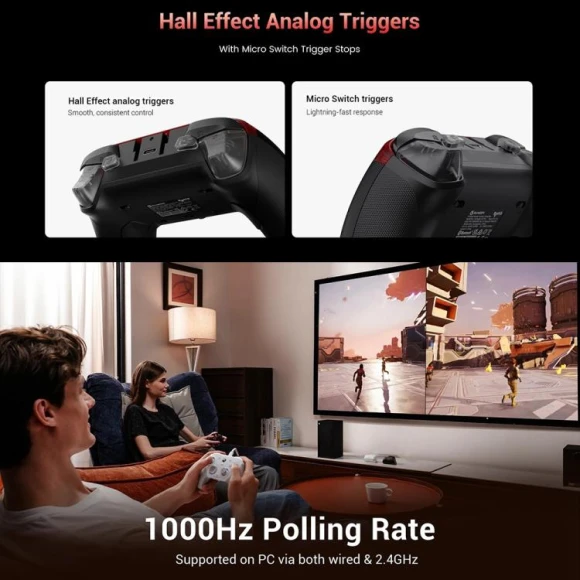 Wireless Tri-Mode Game Controller, GameSir