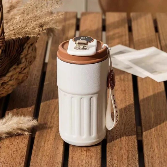 LED Smart Display Vacuum Cup — Smart Water Bottle, DHDH