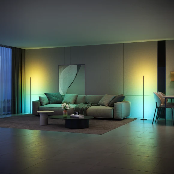 Smart Corner Floor Lamp — LED Strip Lights, Govee