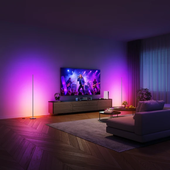 Smart Corner Floor Lamp — LED Strip Lights, Govee