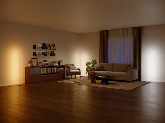 Smart Corner Floor Lamp — LED Strip Lights, Govee