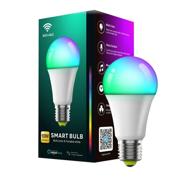 Smart WiFi A60 Color Changing Lamp — Smart Light Bulb, TrendVibeCN