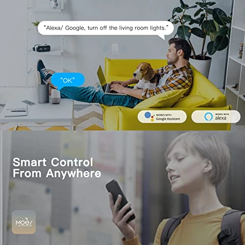 WiFi Smart Light Switch — Smart Switch, MoesGo