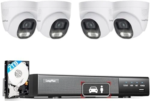 4K PoE Security Camera System — Security Camera, LongPlus
