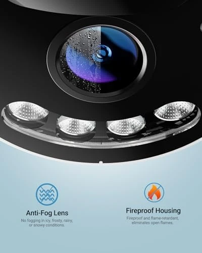 Cellular Security Camera with Solar Power and 360-Day Data — Security Camera, ZDSIOT