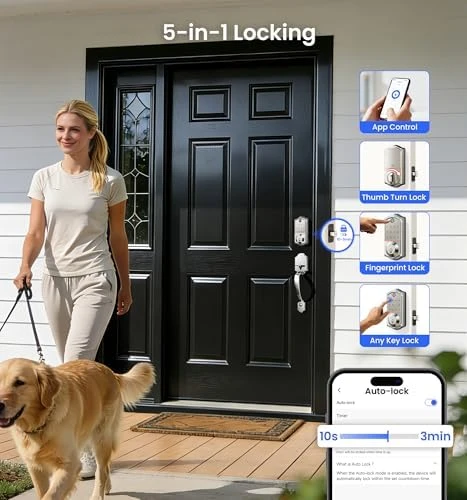Fingerprint Smart Door Lock — Smart Lock, Veise