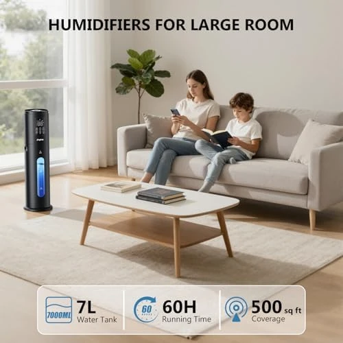 Large Room Humidifier with Smart App and Remote Control — Humidifier, Jingkey