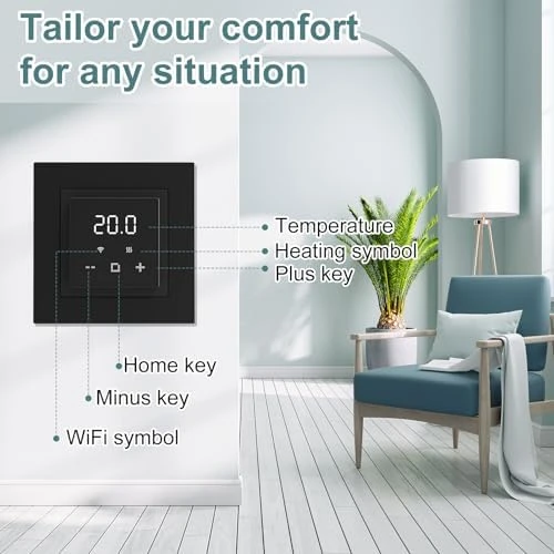 Programmable Thermostat for Electric Radiant Floor Heating — Smart Thermostat, HEATIT