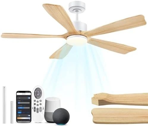 Smart Ceiling Fan with Lights — Smart Fan, GentleBreeze