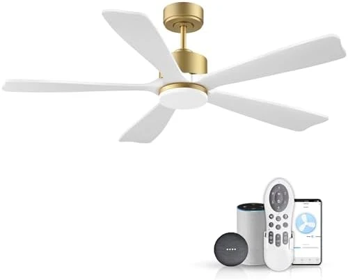 Smart Ceiling Fan with Lights — Smart Fan, GentleBreeze